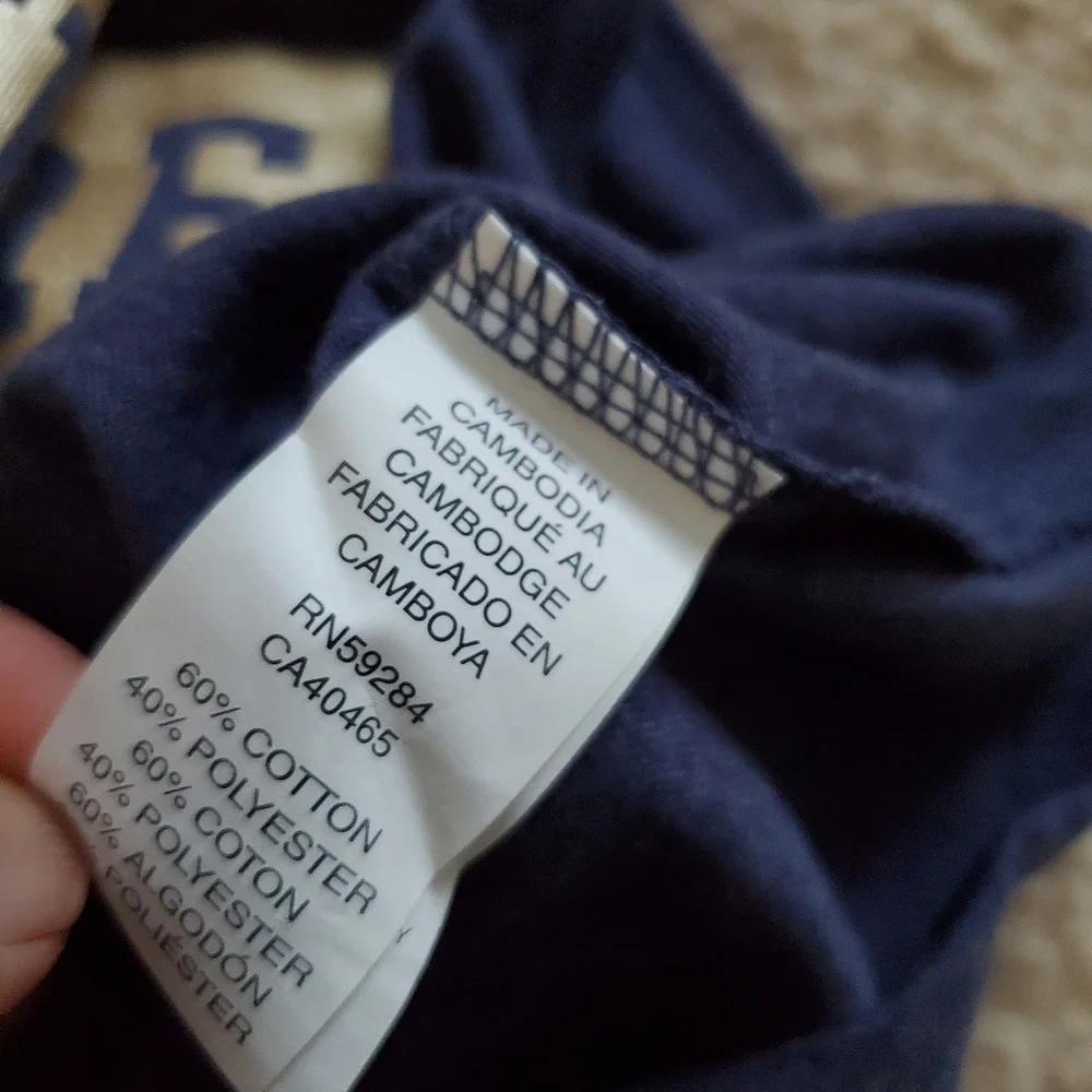The Children's Place Navy and Gold Tank Top - Future Belongs to Girls
